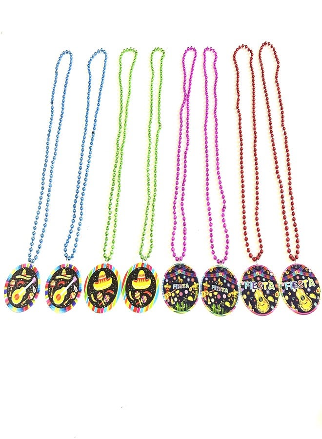 GZYSSL 16 Pcs Cinco de Mayo Bead Nckelaces Mexican Necklaces Party Favors Decorations Cinco de Mayo Fiesta Medal Beads Necklaces Carnival Party Supplies - Image 5